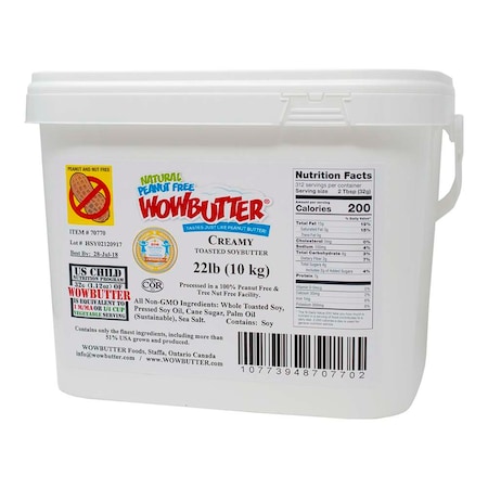 Wowbutter Wowbutter Gluten Free Peanut Free Creamy Spread 2lbs 70770